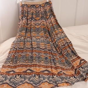 Long bohemian skirt